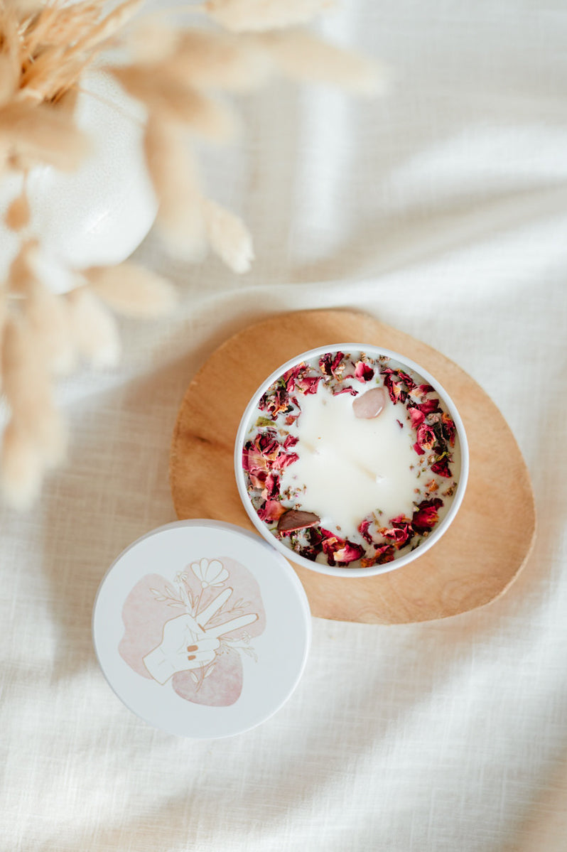 Flower candle - SELF-LOVE