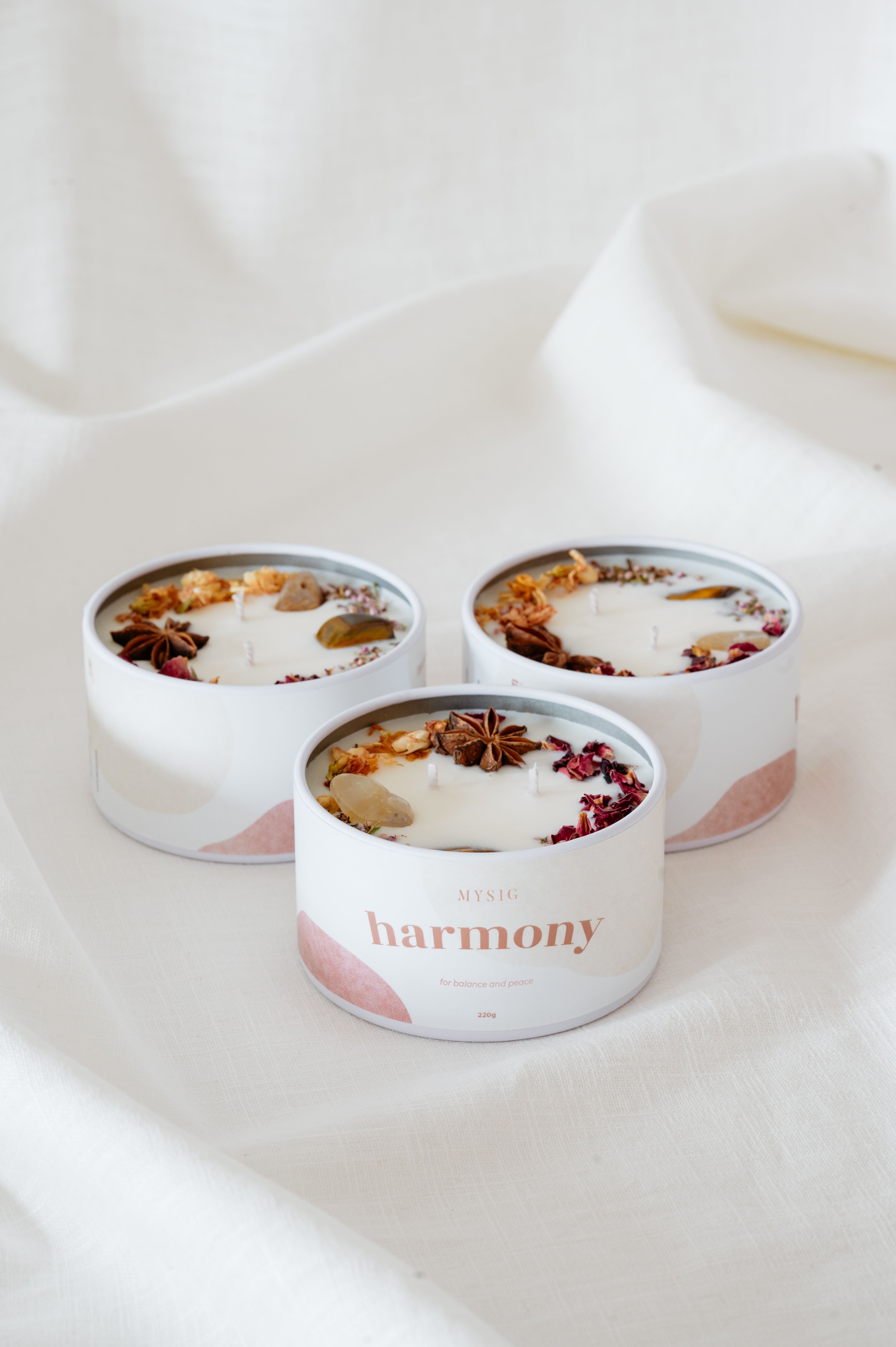 Flower candle - HARMONY