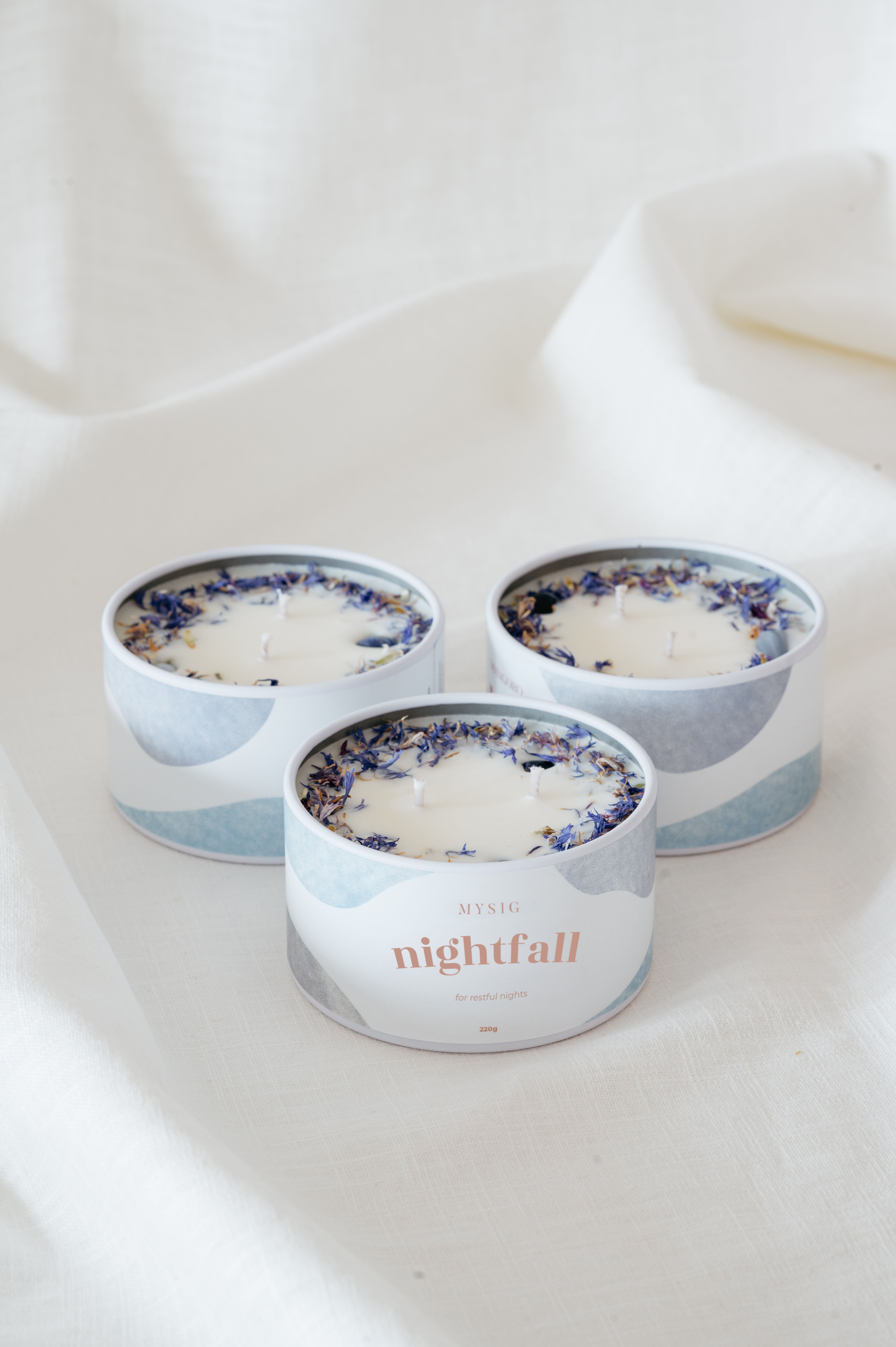 Flower candle - NIGHTFALL