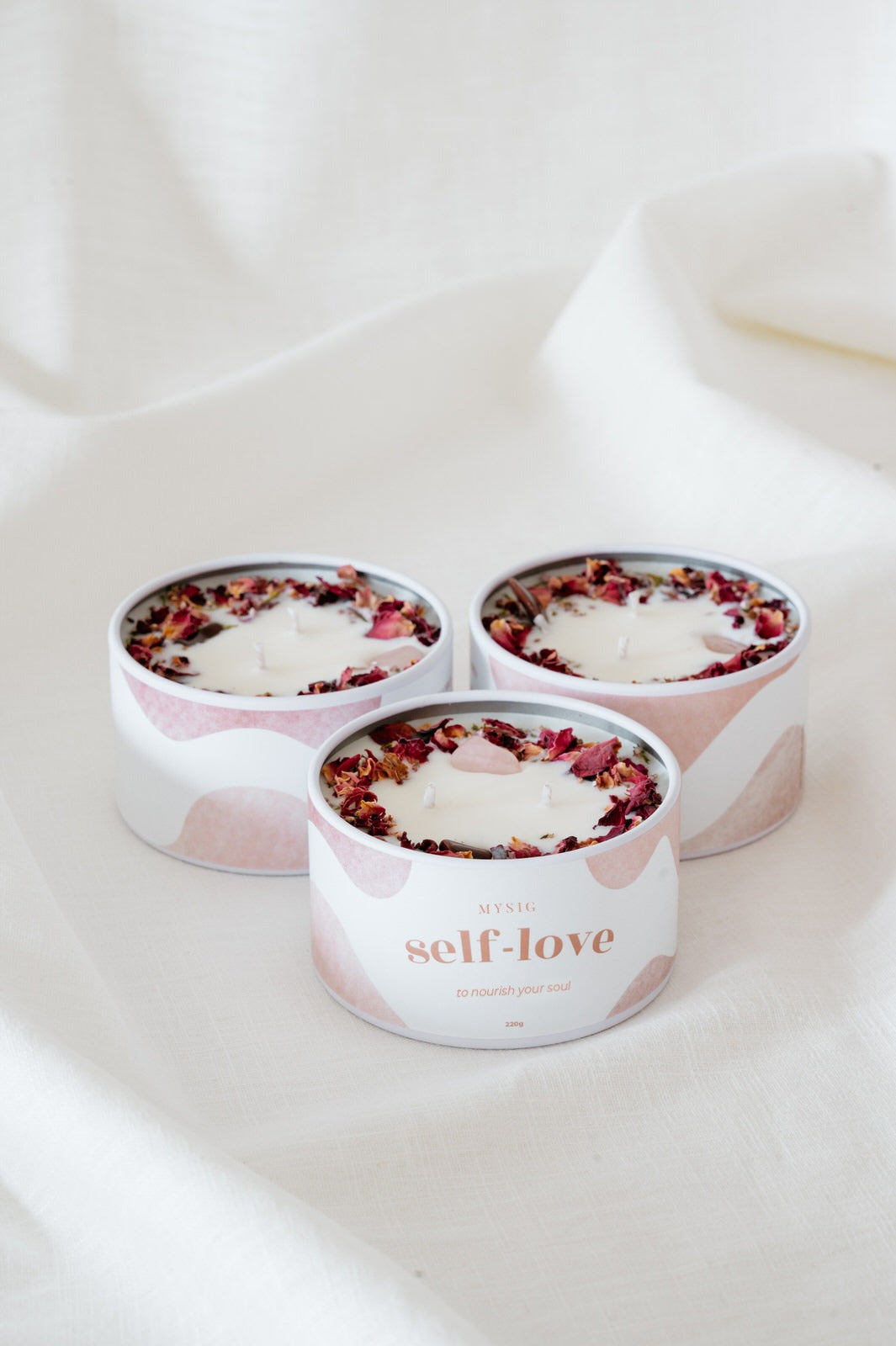 Flower candle - SELF-LOVE