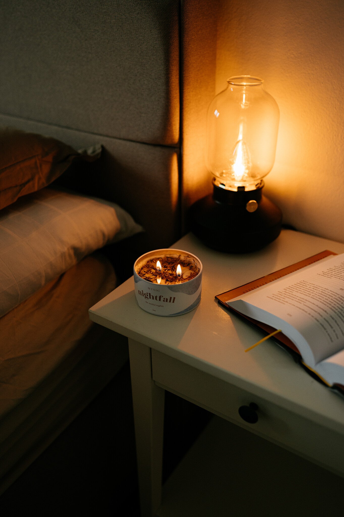 Flower candle - NIGHTFALL