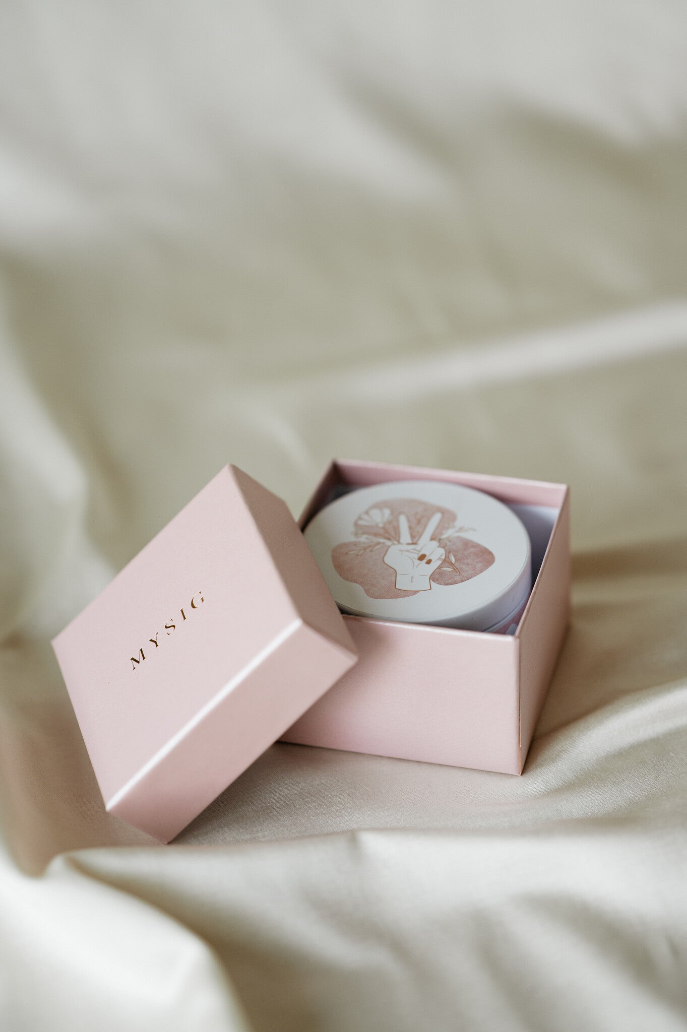 Flower Candle Gift Box