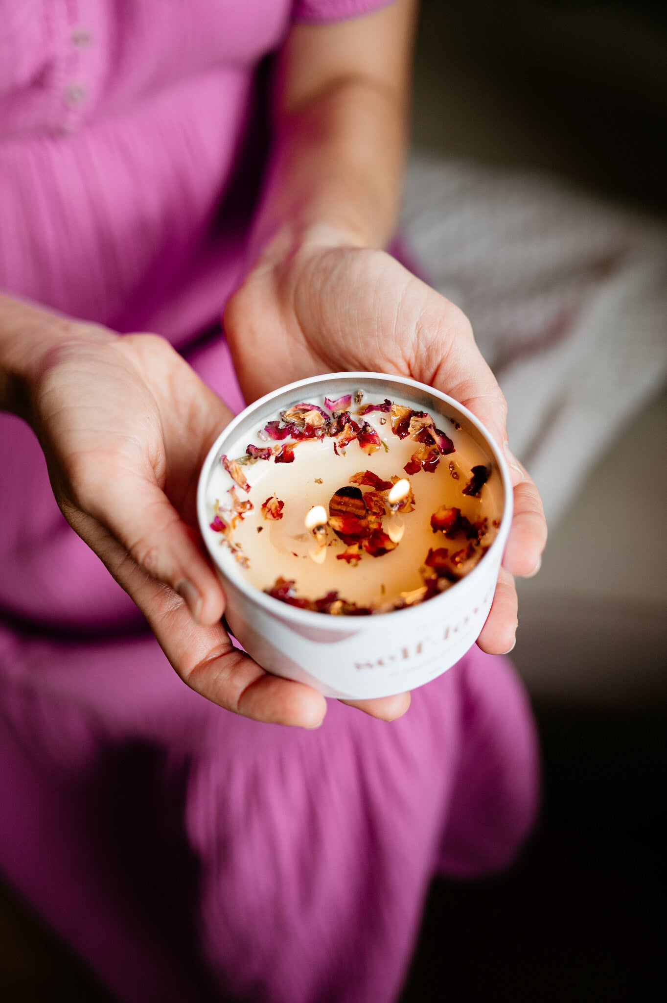 Flower candle - SELF-LOVE
