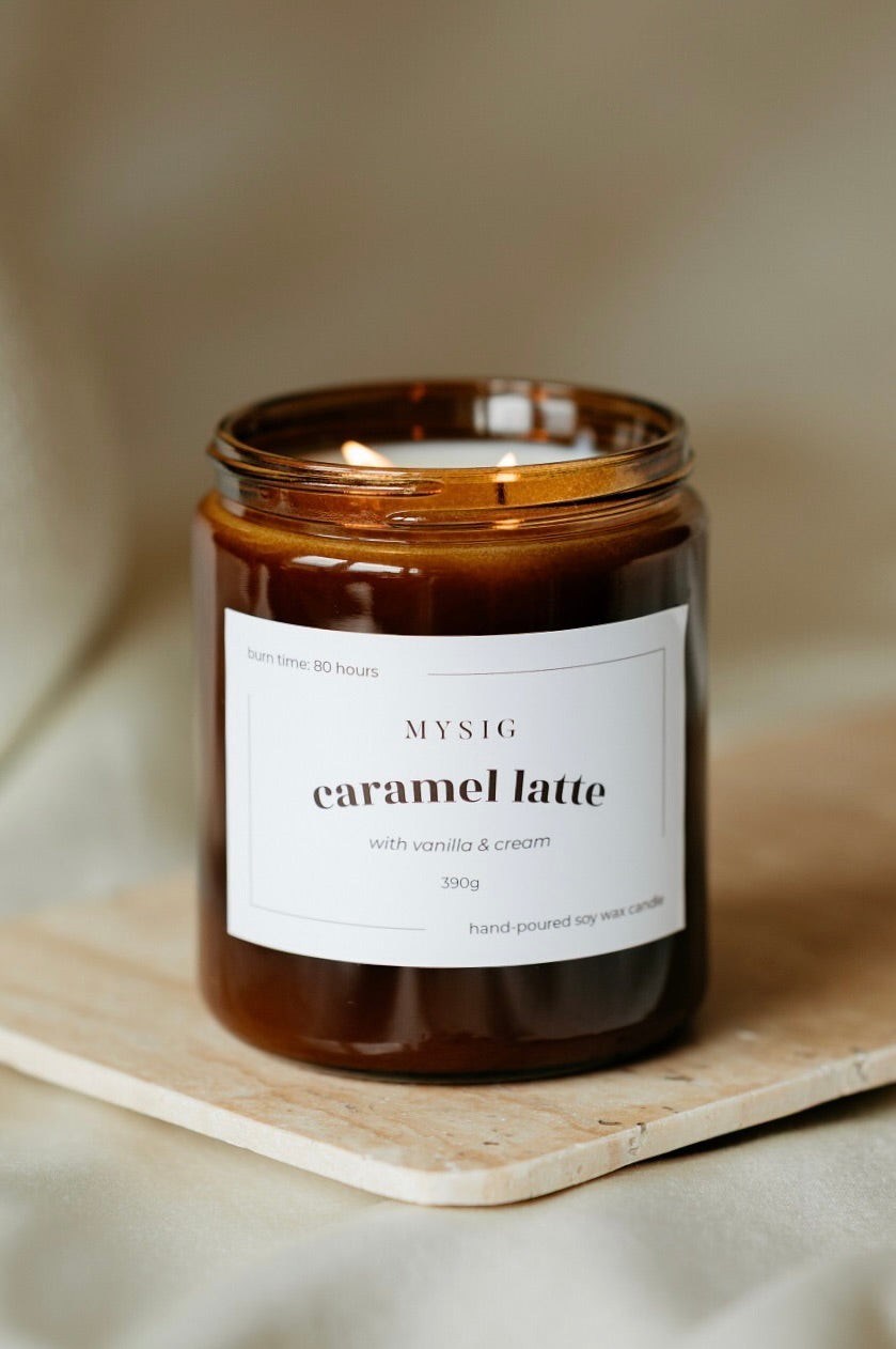 Candle - CARAMEL LATTE