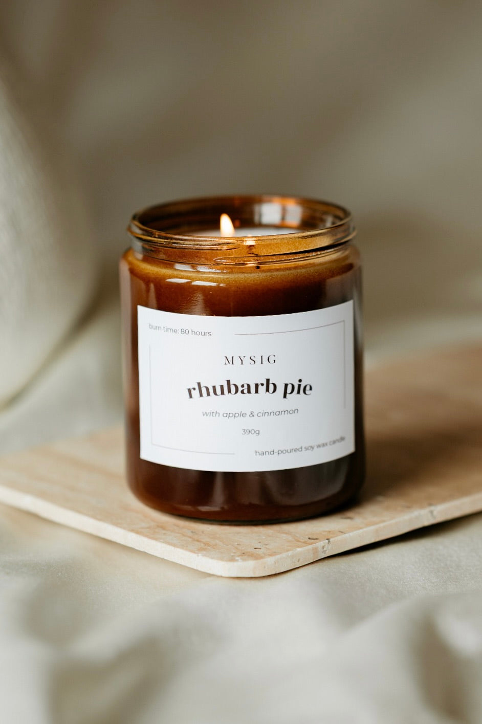 Candle - RHUBARB PIE