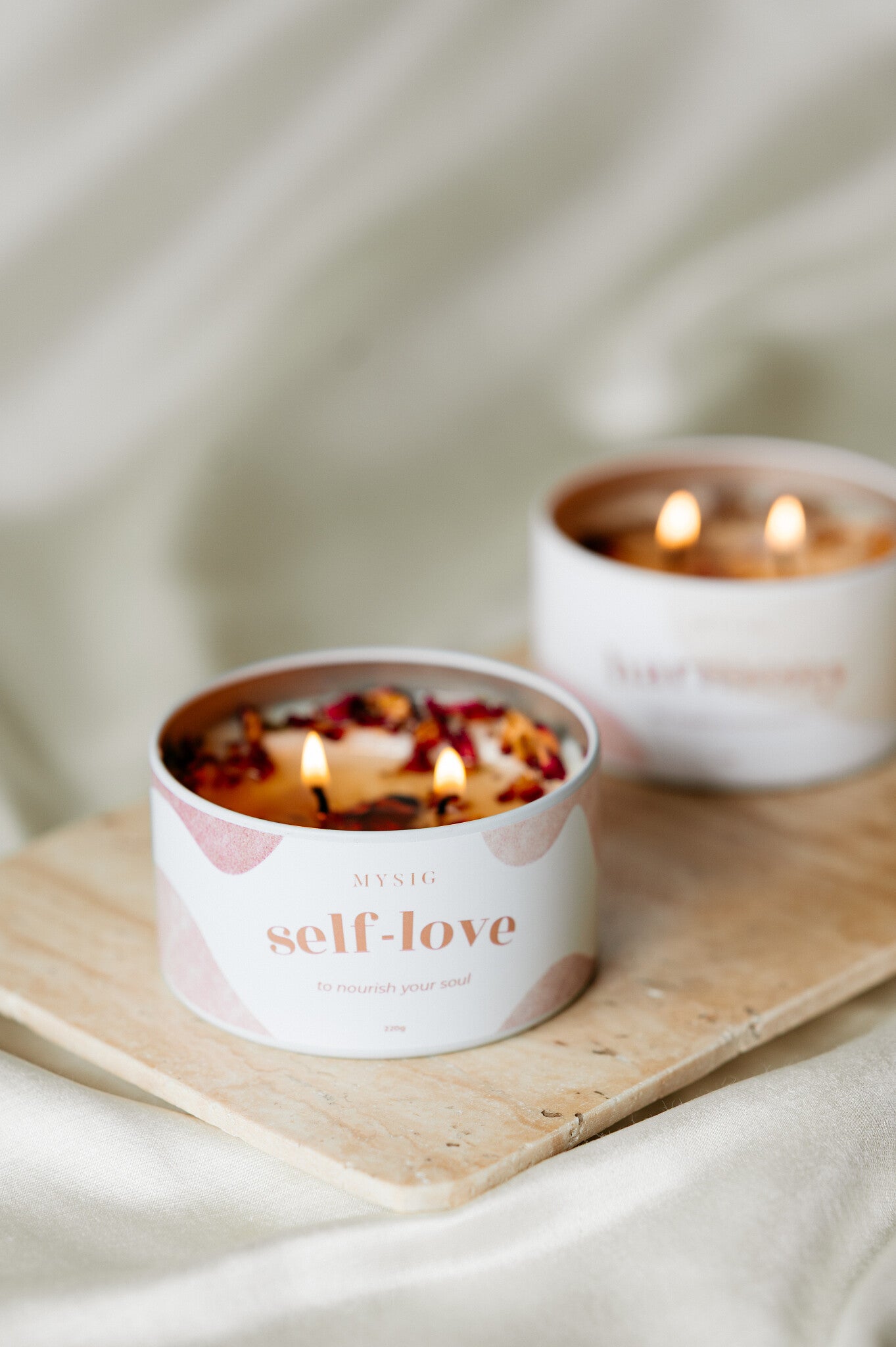 Flower candle - SELF-LOVE