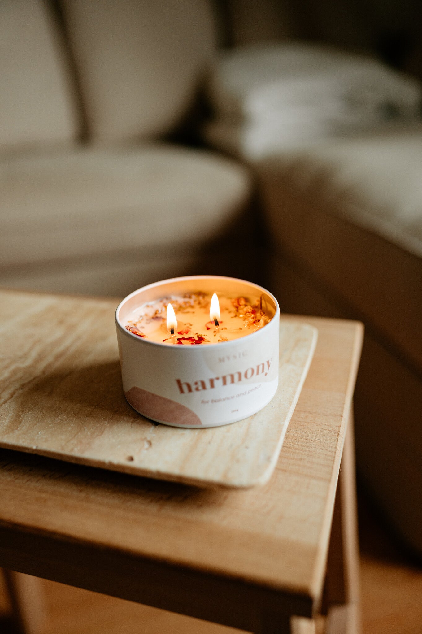 Flower candle - HARMONY